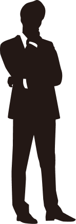 男性シルエット